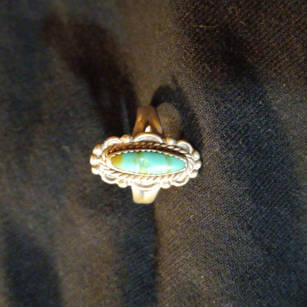 Vintage Bell sterling turquoise ring
